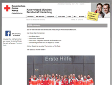Tablet Screenshot of harlaching.bereitschaften.brk-muenchen.de